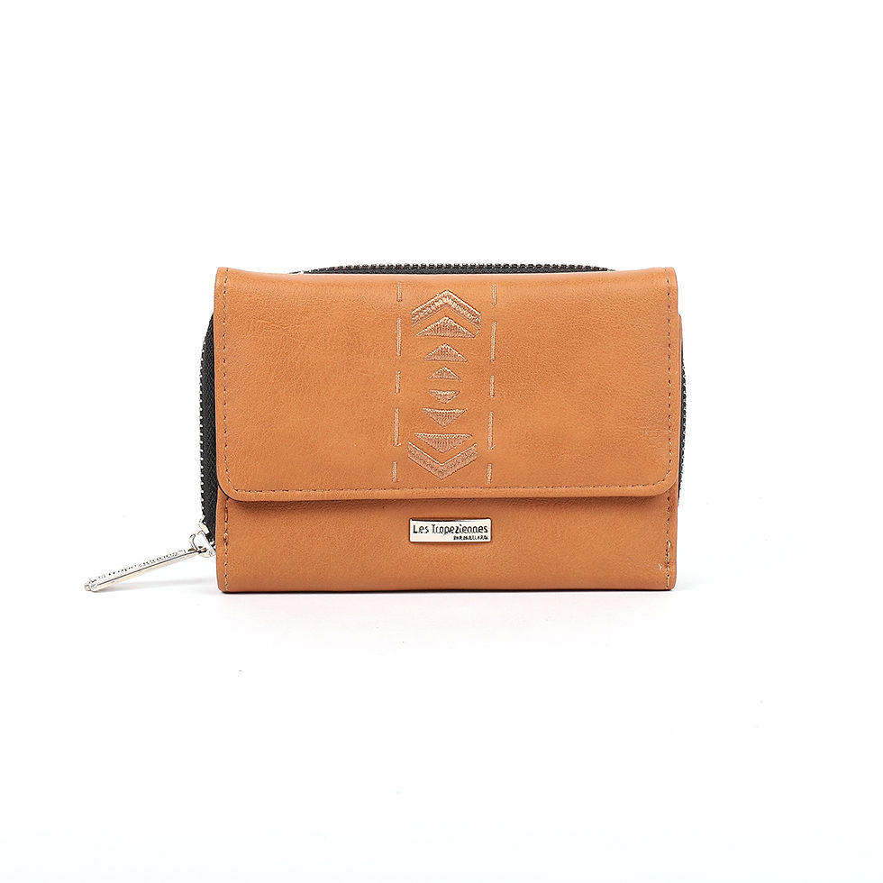 Porte-monnaie Uyuni marron Les Tropeziennes par M.Belarbi