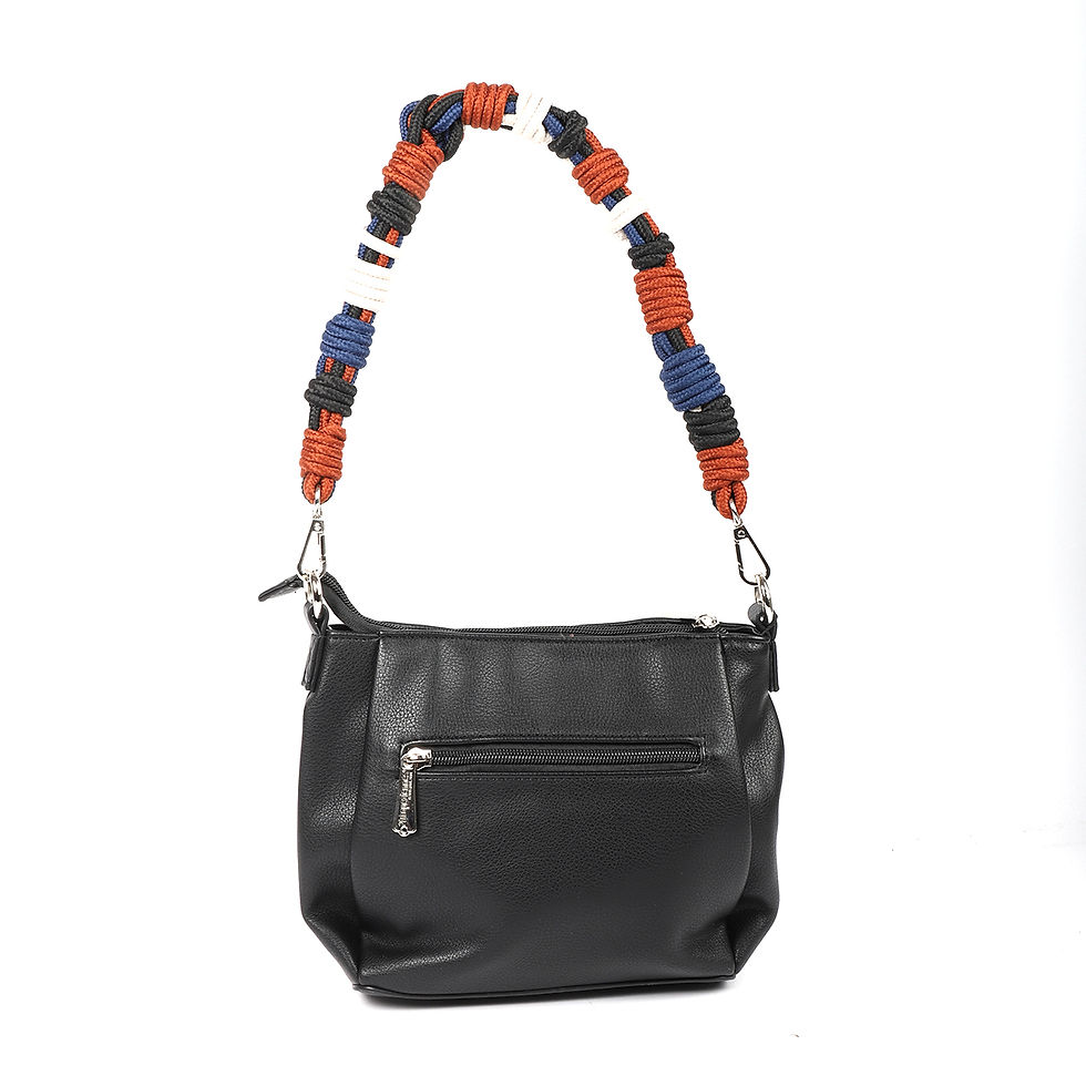 Miniature : Sac bandoulière Fleche noir Les Tropeziennes par M.Belarbi