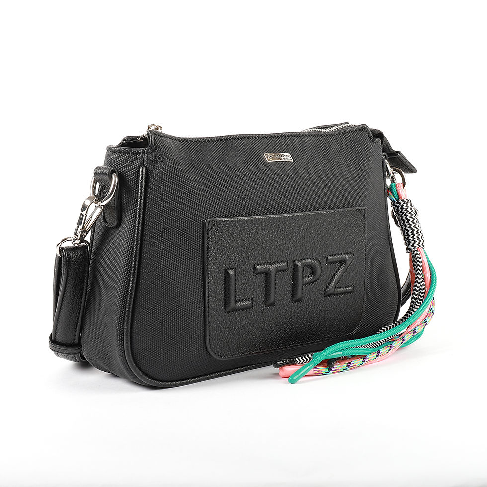 Sac bandoulière Cassiopée noir Les Tropeziennes par M.Belarbi