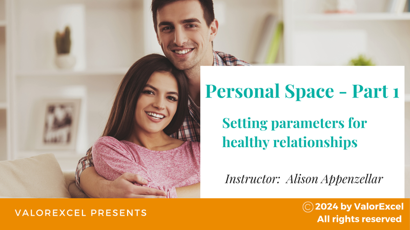a poster for personal space setting parame healthy relation