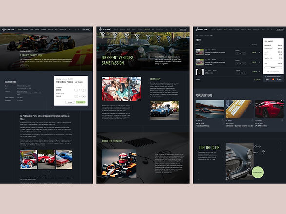 About, One event, Cart