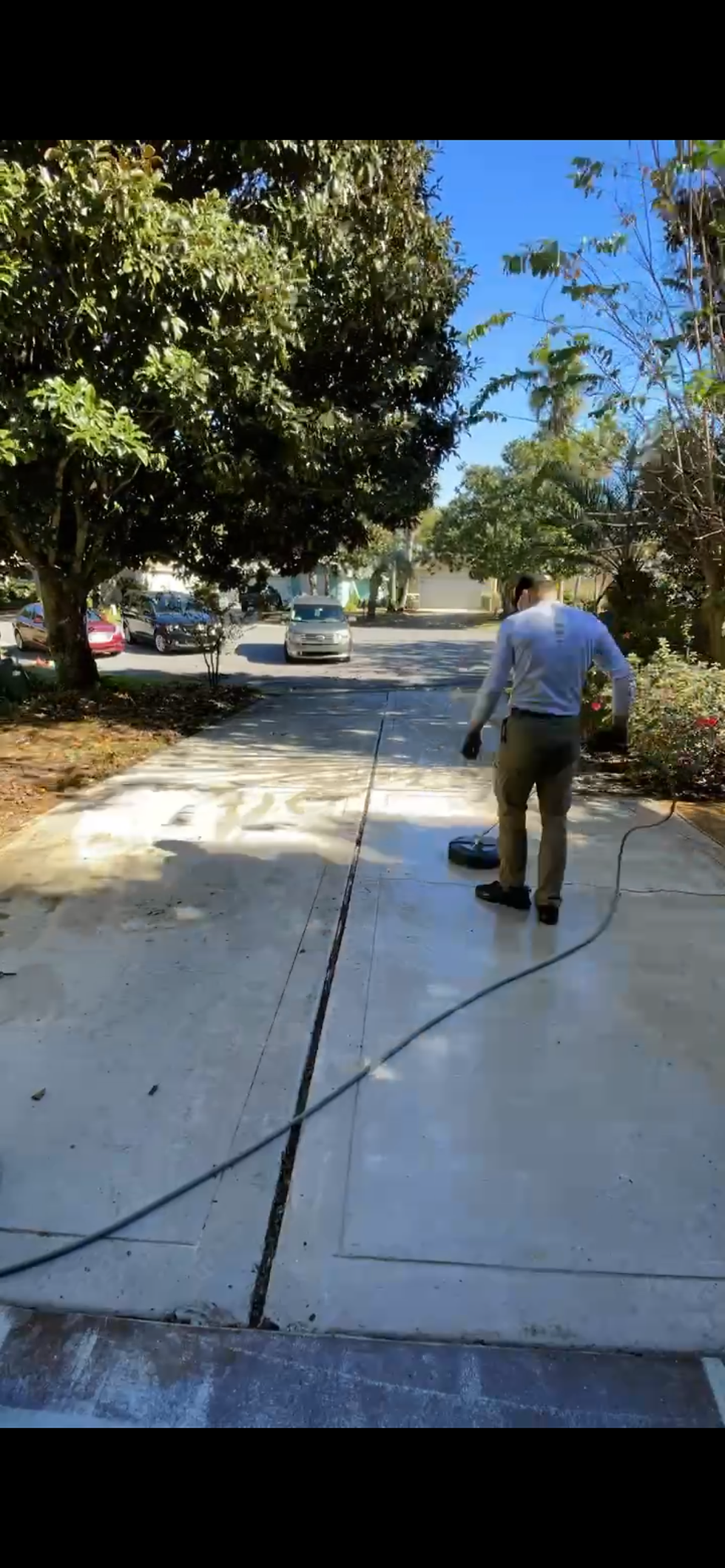 pressure-wash