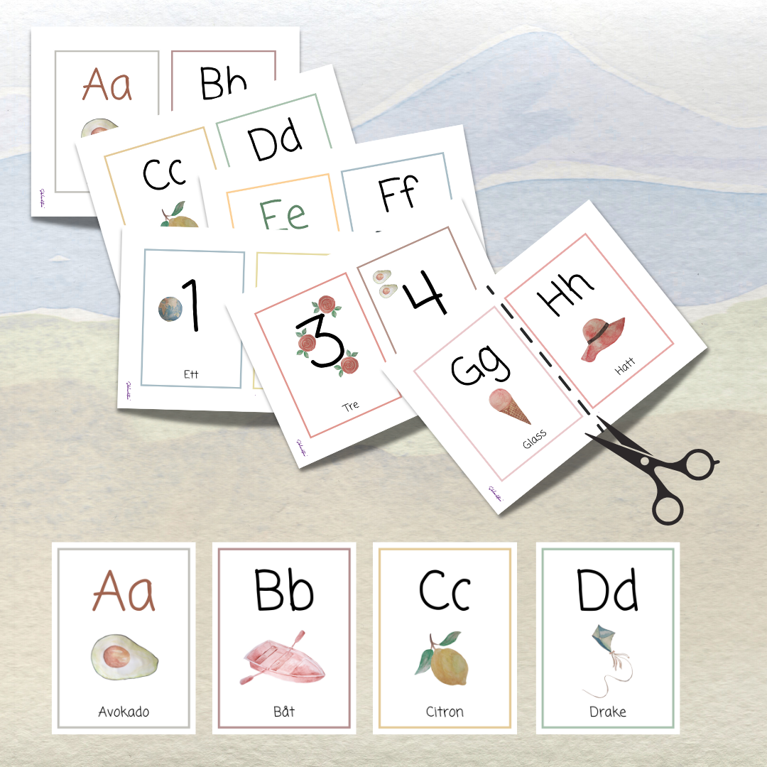 Alfabetet och Siffrorna - Klassrumsskyltar!
