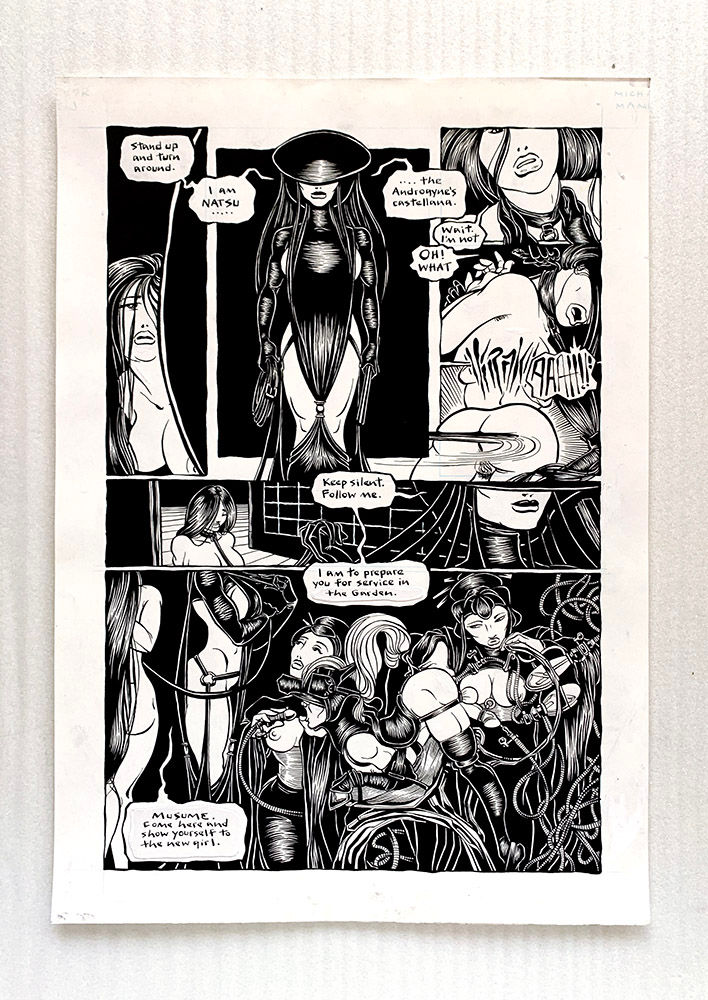 Thumbnail: THE SPIDER GARDEN 11 Original Comic Book Page