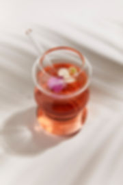 Bubble Glass with Straw