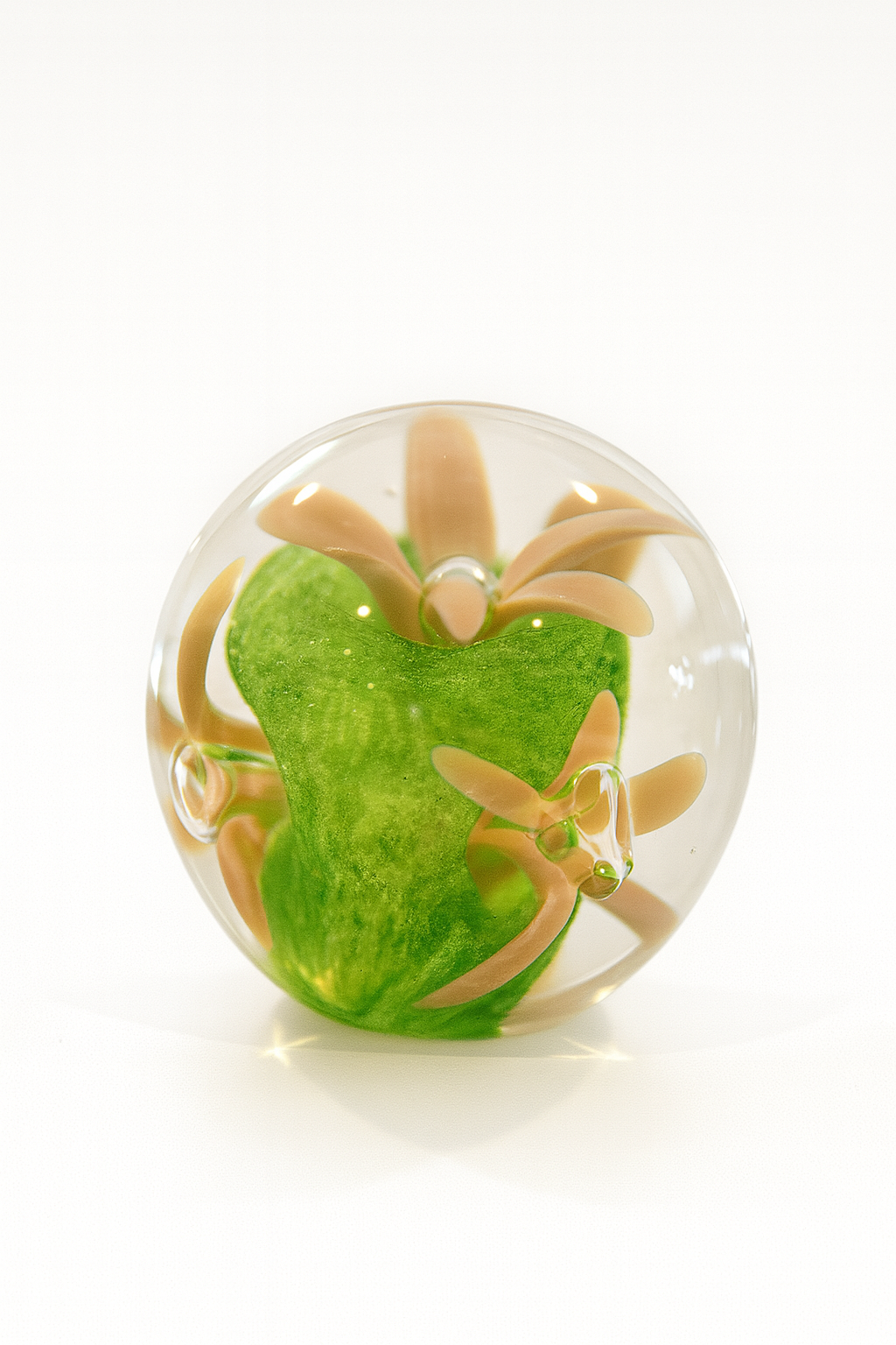 Green Flora Paperweight
