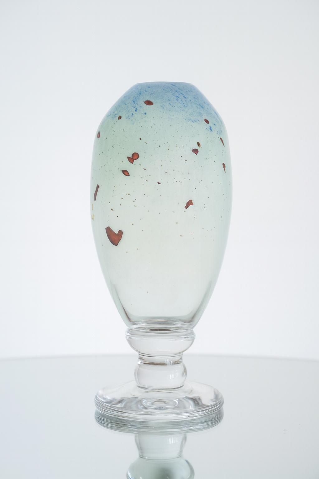 Blue Clear Tajau Vase