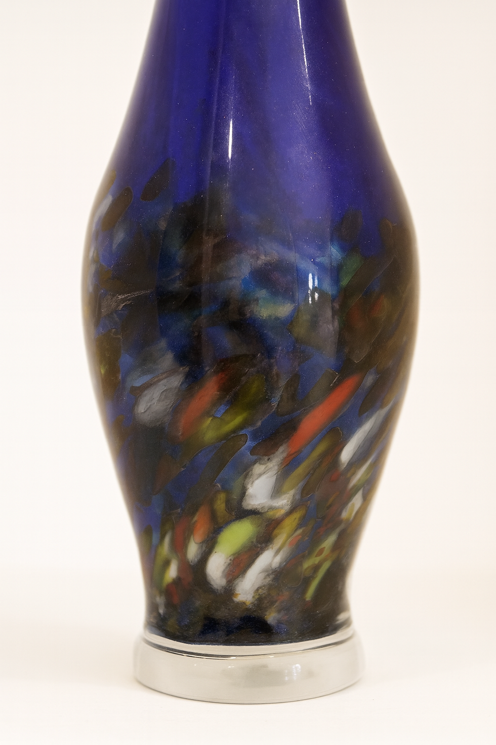Thumbnail: Blue Long Neck Vase