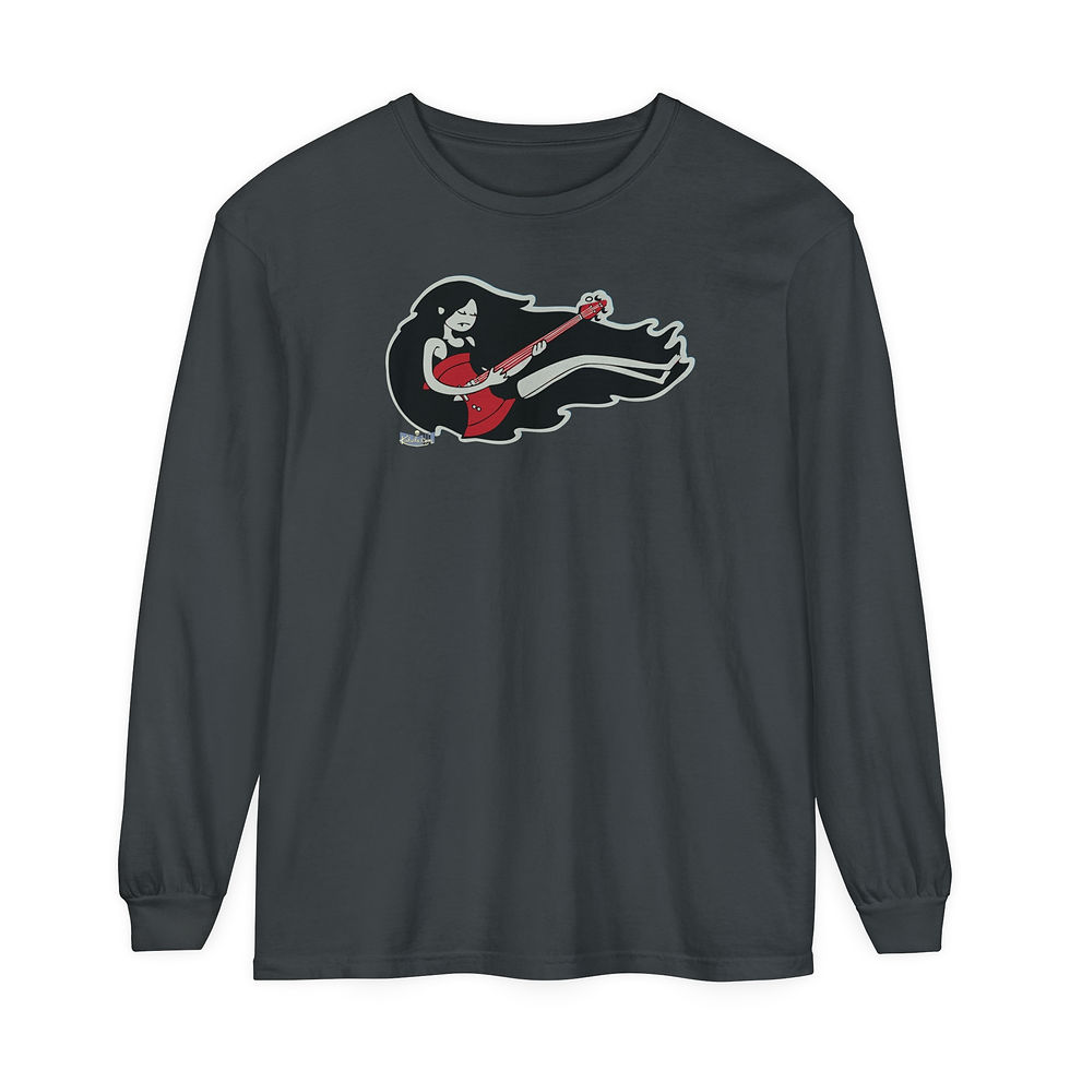 Thumbnail: Unisex Garment-dyed Long Sleeve T-Shirt