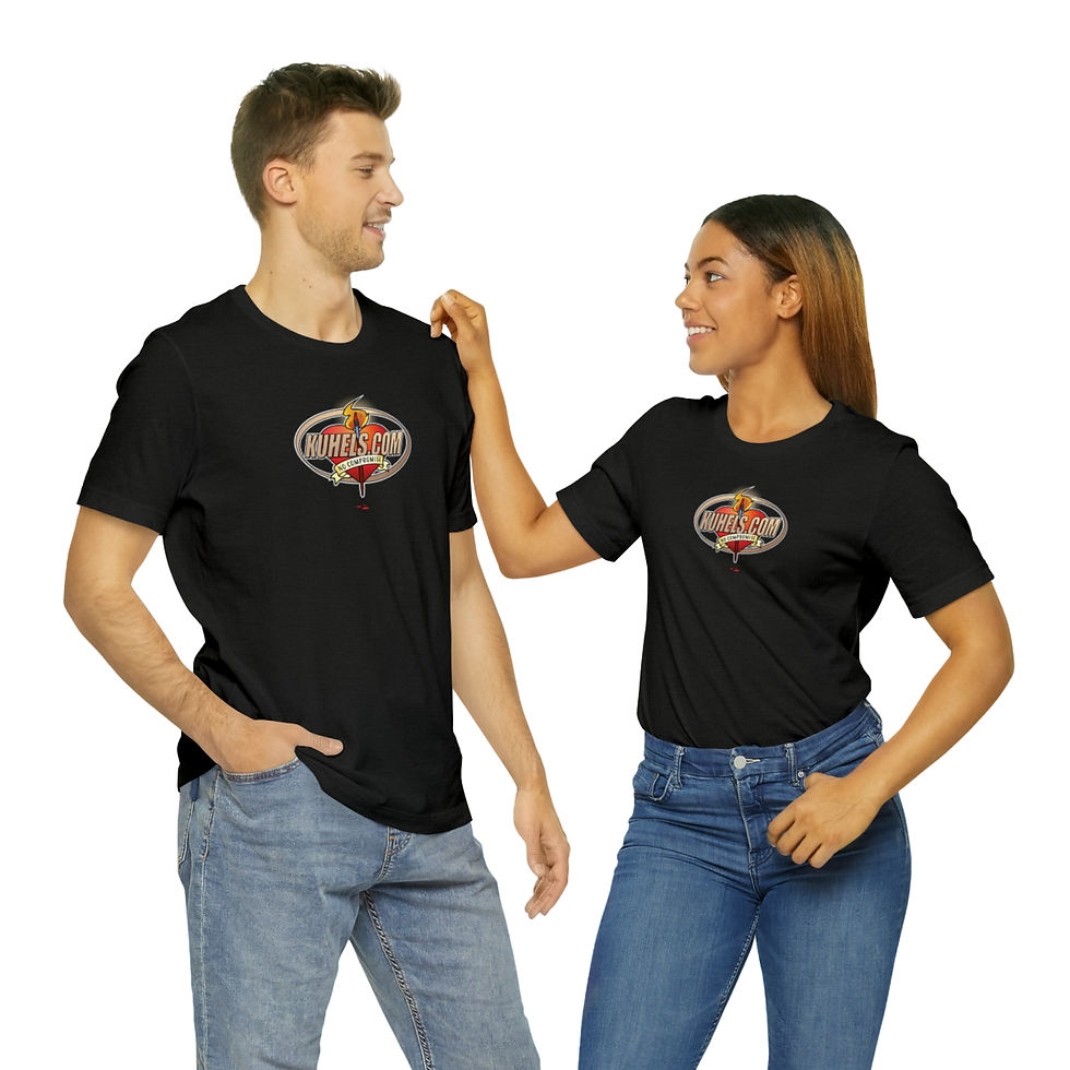 Thumbnail: kuhels.com branded heart logo 1 sided Unisex Jersey Short Sleeve Tee