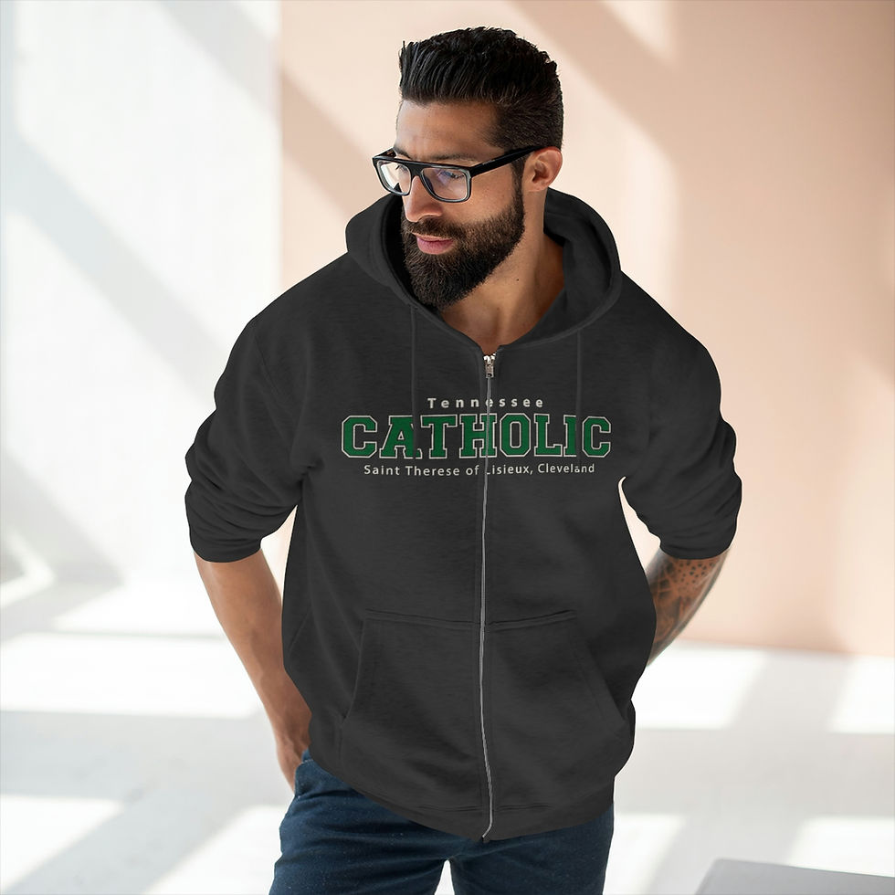 Thumbnail: TN Catholic Unisex Premium Full Zip Hoodie