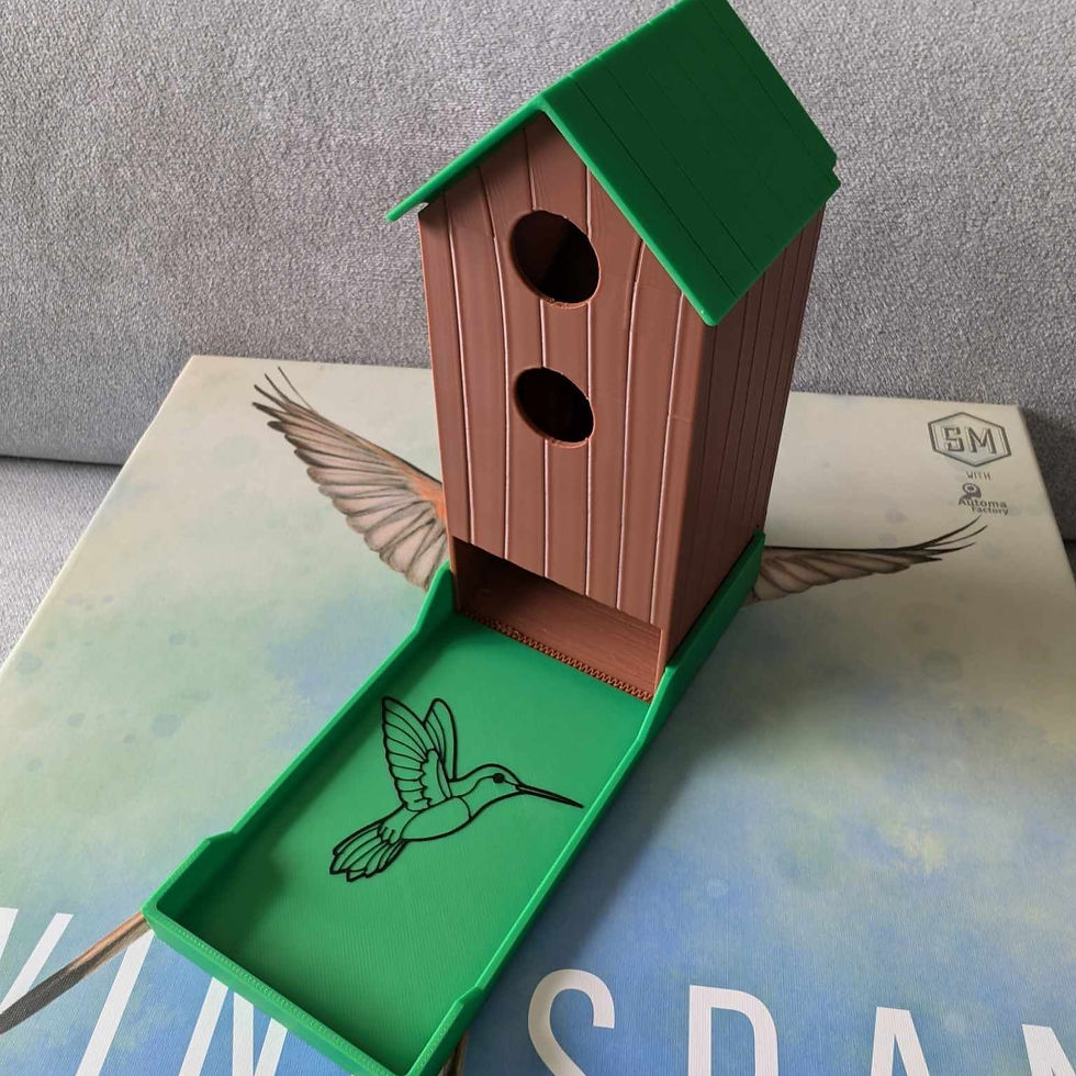Thumbnail: Bird Feeder Dice Tower + Embossed Bird - Wingspan
