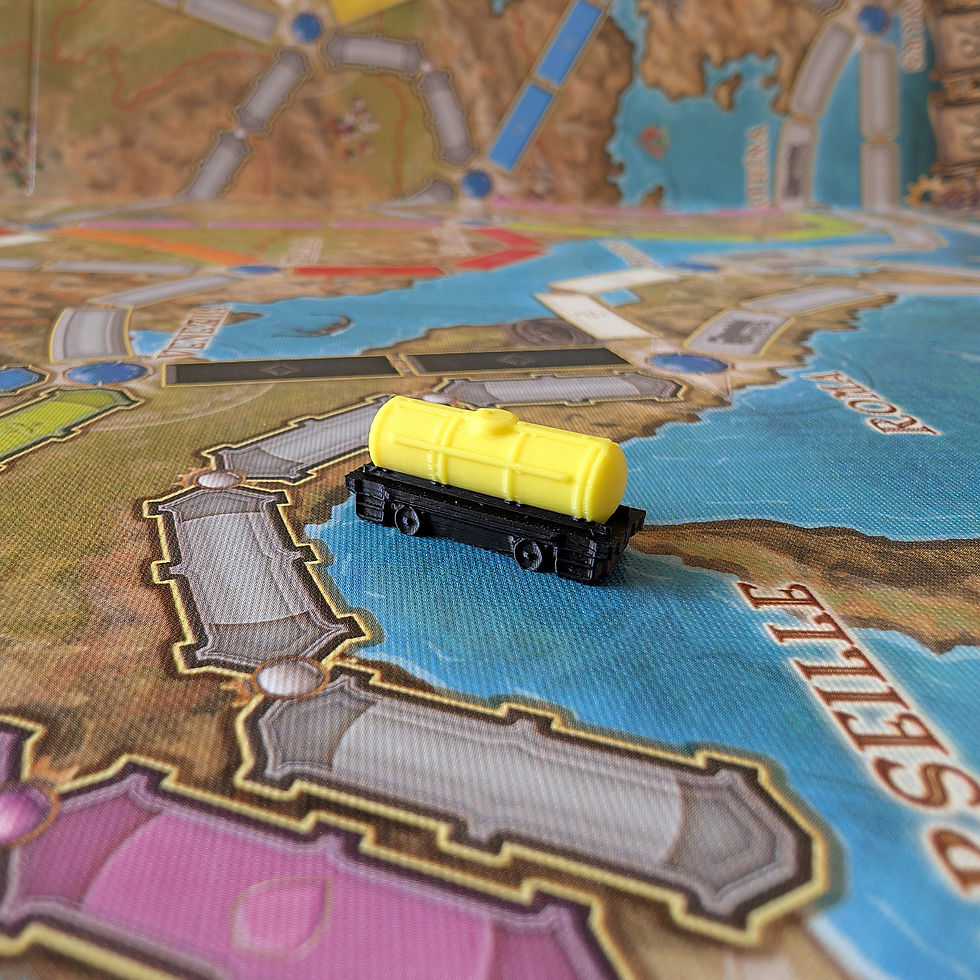 Thumbnail: 3D tank transport trains - Ticket to Ride