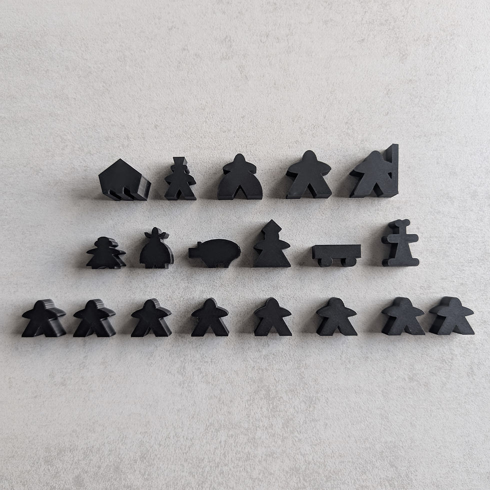 Thumbnail: Meeple - Complete Pack - Carcassonne and Extension