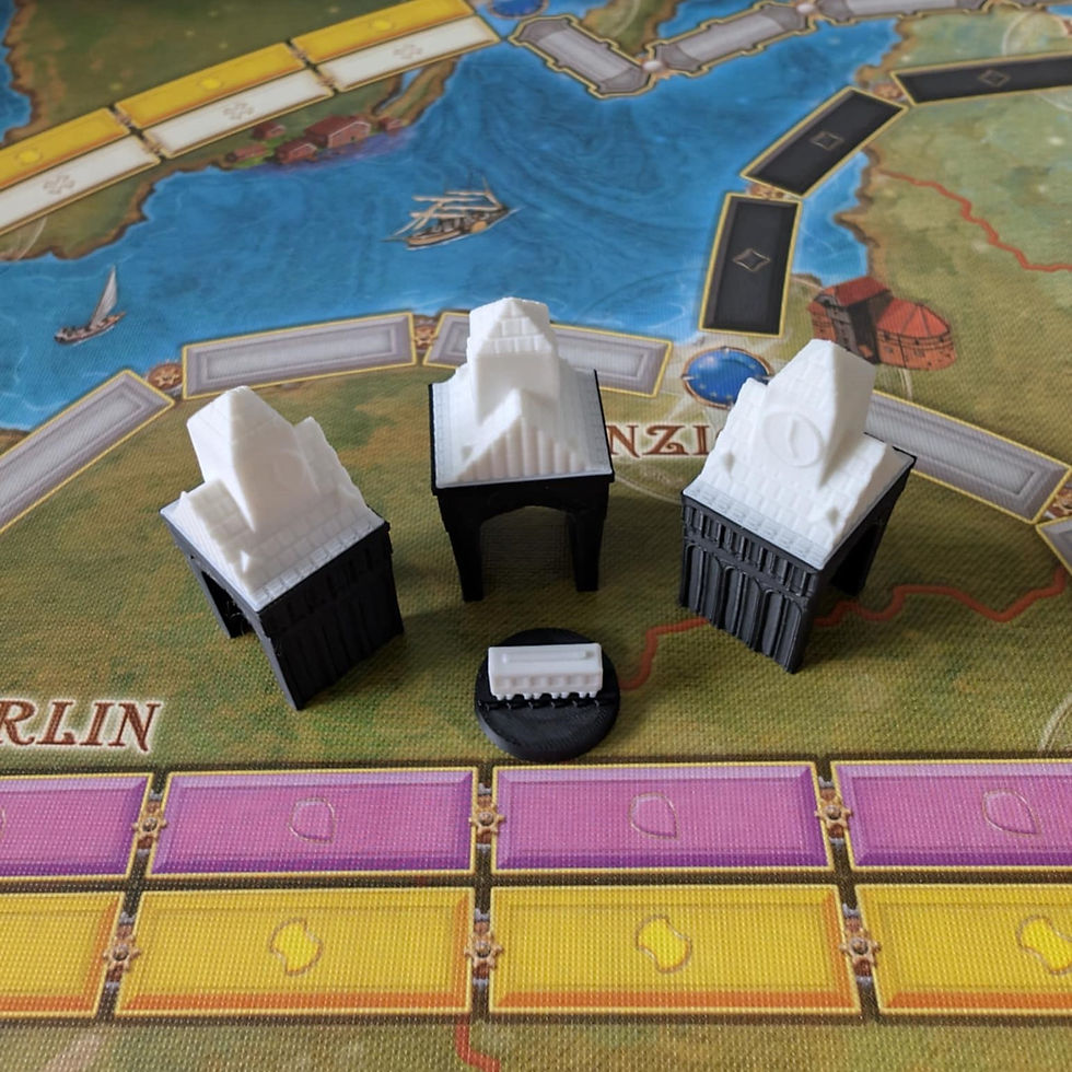 Thumbnail: 3 Stations + 1 Score Marker - Ticket to Ride

