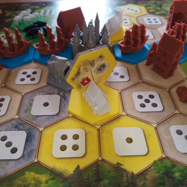 Miniature : Pack de 92 tuiles 3D pour Les Châteaux de Bourgogne