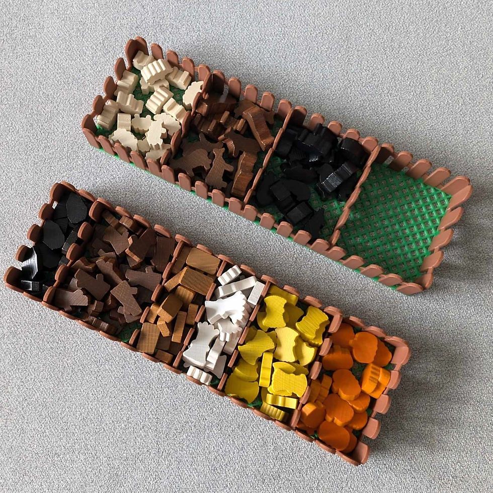 Thumbnail: 3D resource token tray - Agricola