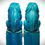 Thumbnail: Qing Dynasty 10" Turquoise Glazed Foo Dogs.