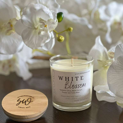 White Blossom Candle
