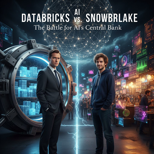 【科技速解】數據淘金熱:Databricks 與 Snowflake 的終極對決,誰將成為企業 AI 的「中央銀行」?