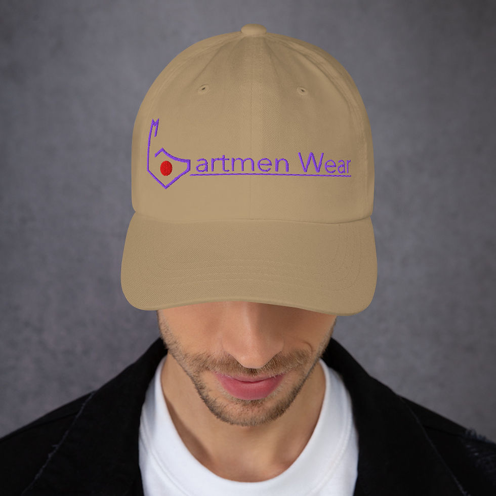 Miniature : Homme de face avec la casquette Bartmen Wear khaki