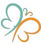 AgingWell Senior Home Safety Butterfly Logo