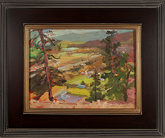 Wenge Veneer solid wood frame