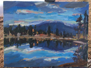 Another Beautiful Sunset at Sawmill Lake (Burnell)