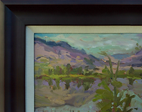 Espresso Scoop Frame with Linen Liner