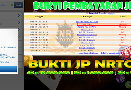 BUKTI JP PASARAN TOGEL JAKARTA 19 September 2022