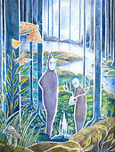 Aquarelle color illustration