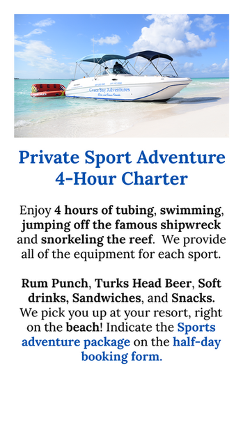 Private Sport Adventure in Turks and Caicos