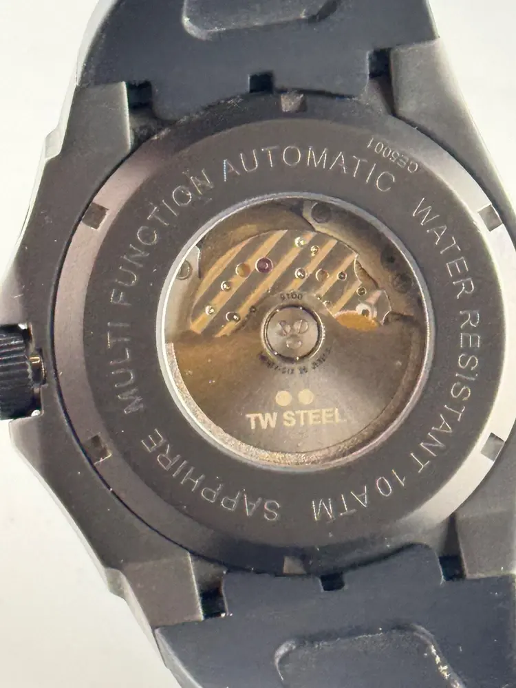 Thumbnail: TW Steel CEO CE5001 Diver 48mm Automatic Titanium Watch Box Papers