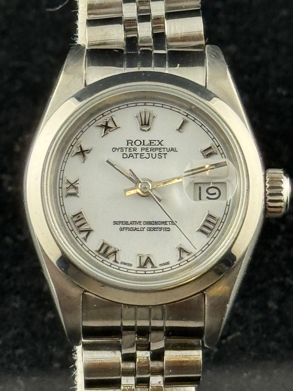 Rolex Oyster Perpetual 69160 Datejust Jubilee Roman Dial Box Paper Serviced