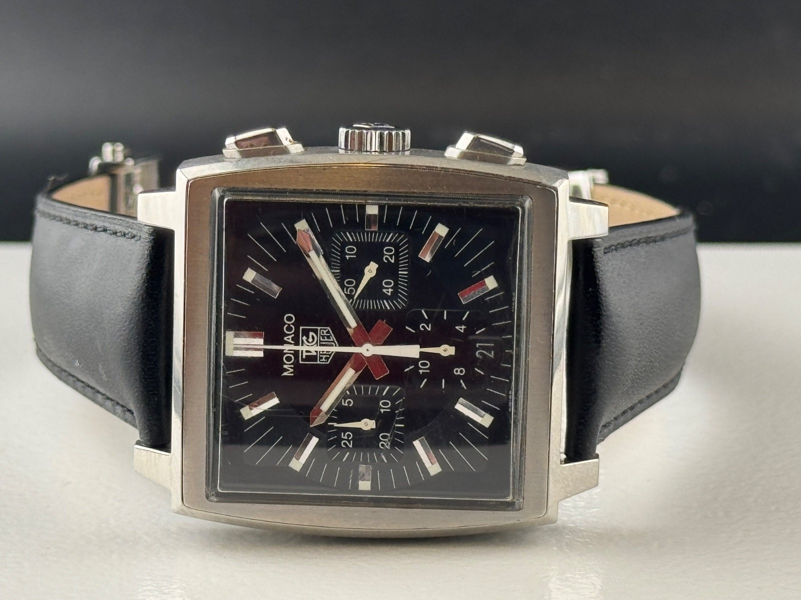 TAG Heuer Monaco Automatic McQueen Chronograph CW2111-0 Box Paper Excellent, view 9