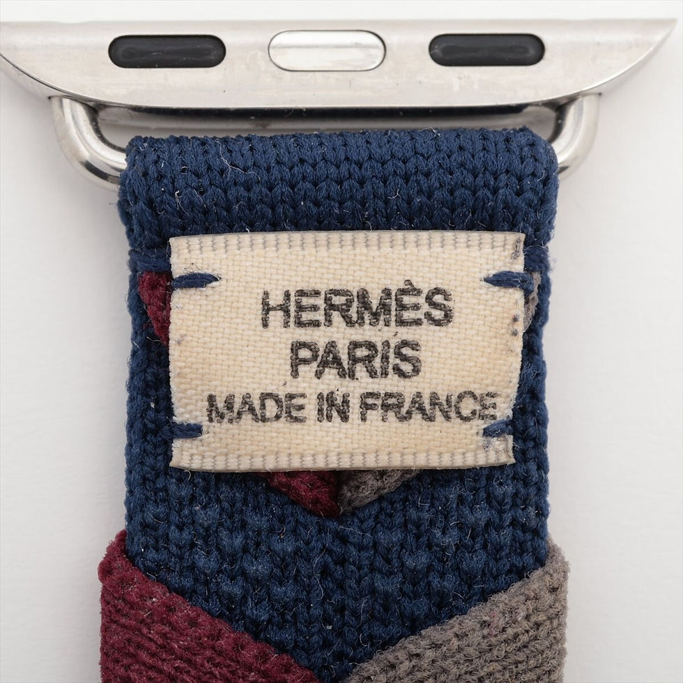 Thumbnail: Hermès Strap w Buckle SS & Nylon Replacement for Apple Watch Original/US Seller