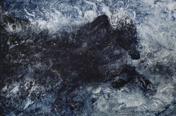 Arte creativa. Acquerelli. Illustrazioni per libri ad acquerello. Illustrazioni Maestro e Margerita di Bulgakov. Cavaliere in acquerello. Tempesta acquerello. Cavallo acquerello