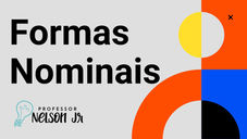 Classes Gramaticais - Formas Verbais