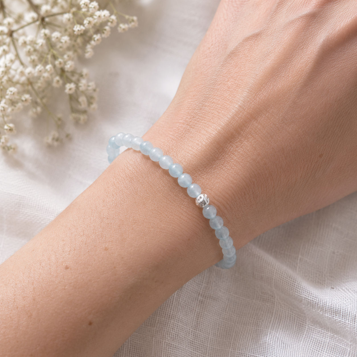 Aquamarine Gemstone Bracelet