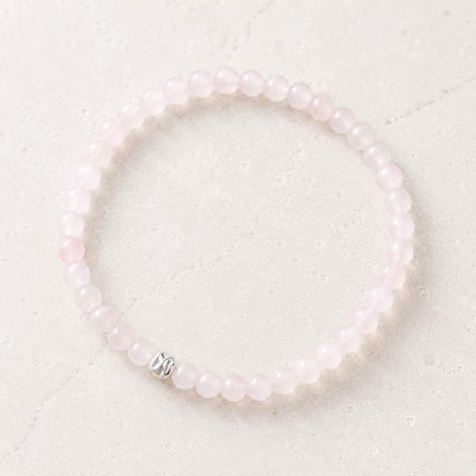 Thumbnail: Rose Quartz Gemstone Bracelet