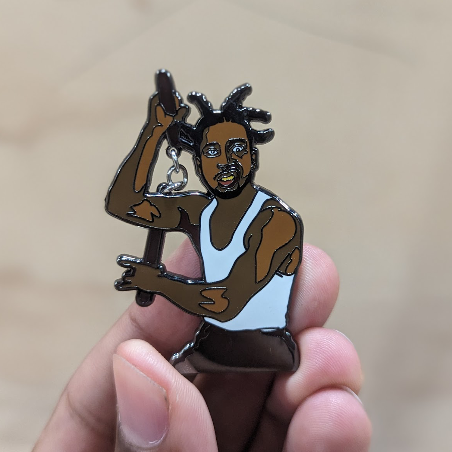 Old Dirty Bastard Nunchucks Chain Pin