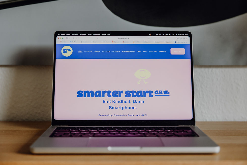 Smarter Start ab 14 Elterninitiative Website