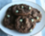 ★ Cocoa Mint Chip Cookies