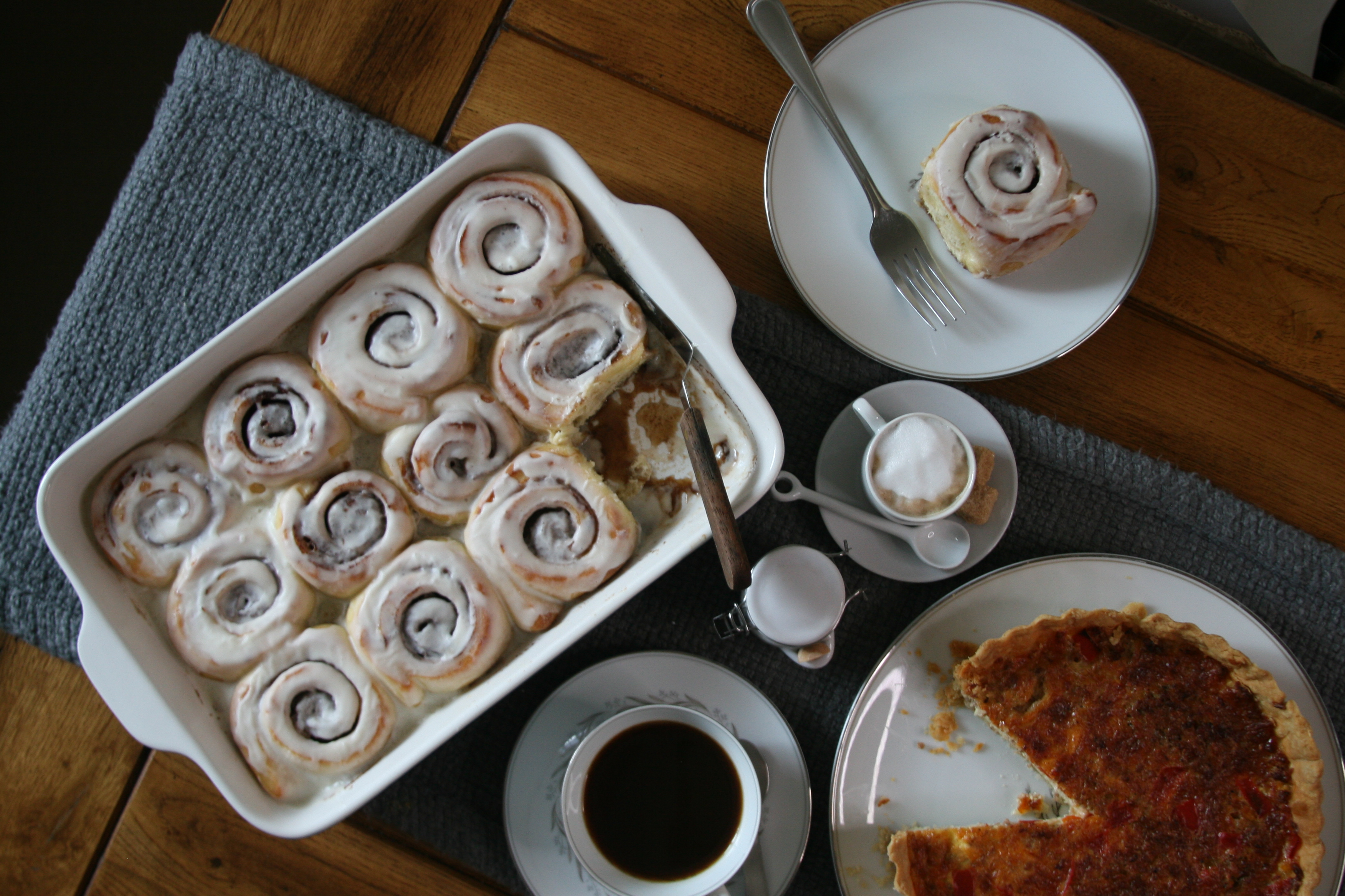 Arranged Food and Objects