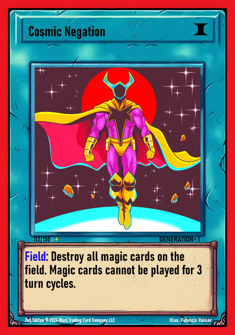Ward tcg magic card of Cosmic Negation