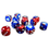 Thumbnail: Custom Ward C6 Red, White and Blue Premium Dice