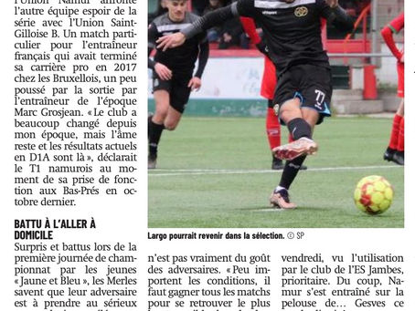 REVUE DE PRESSE - La Meuse - 25/2/2023