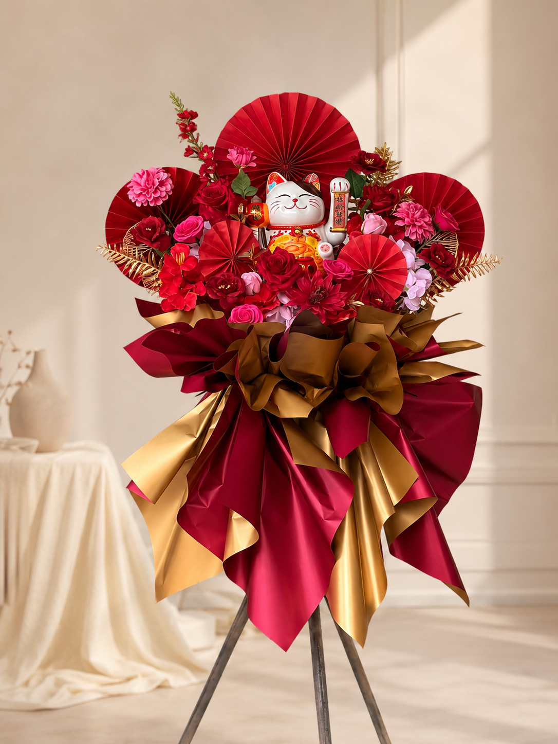 Grand Aura Fortune Cat | 9 inch Fortune Cat