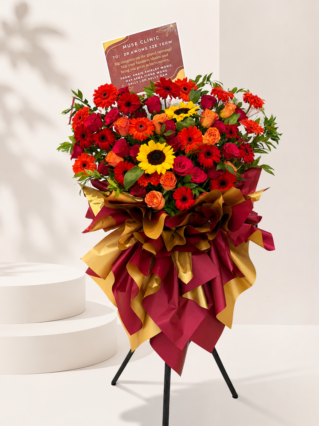 Marvellous Opening Fresh Flower Stand