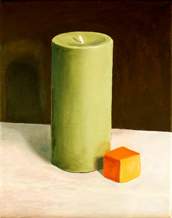 Candle and Cube